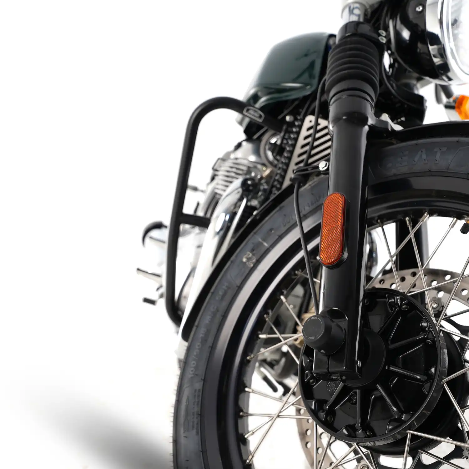 Fork Protectors for the Royal Enfield Interceptor 650 19 Continental GT 650 19