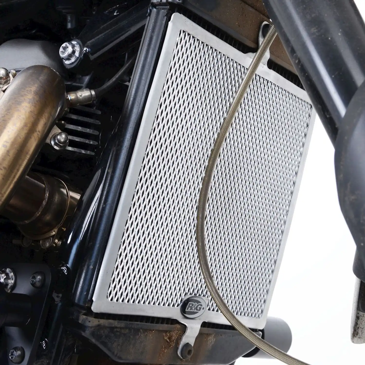 Triumph scrambler 1200 radiator clearance guard