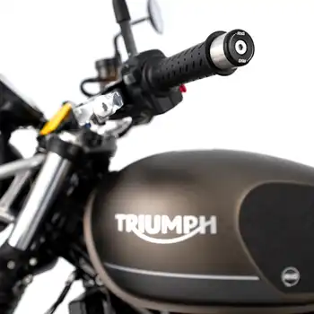 Bar End Sliders for the Triumph Street Twin '16-, Speed Twin 1200 ’19-'21 & Speed Twin 900 '22-