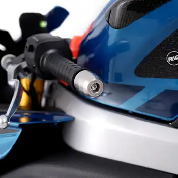 R&G Stainless Steel Bar Ends for the Aprilia RS 125 '21-, RS660 '21-, RS660 Factory '25-,Tuono 125 '21- & RS457 '24-