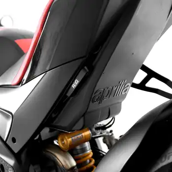 Rear Foot Rest Blanking Plate Kit for Aprilia RSV4 (all models) '09-'24, Tuono V4 (all models) '11-'24,Tuono 660 '21- '24 & Tuono V4 1100 '15-'20