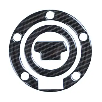 Red Dynamic Carbon Fibre Fuel Cap Protector for Yamaha motorcycles