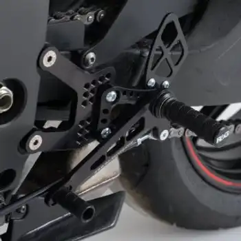 Adjustable Rearsets for Kawasaki ZX6R '07- RACE SETUP