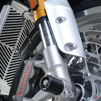 Protections de fourche R&G RACING noir pour Triumph Speed Twin