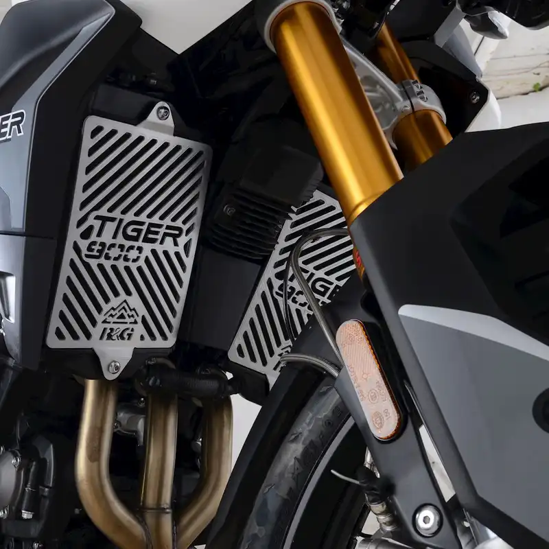 Branded Radiator Guards For Triumph Tiger 900/900Rally(PRO)/ 900GT (PRO/LOW) '20-(Pair)