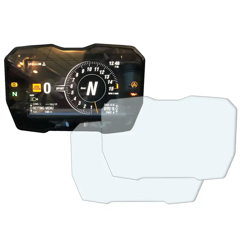 Dashboard Screen Protector Kit for Ducati Panigale V4/V4S '18- '24, Streetfighter V4/ Panigale V4R '20- '24 & Multistrada V4 '21- '24, Diavel V4 '23-