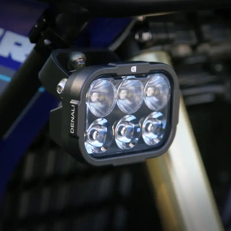 DENALI DL-6 Driving Light w/ DataDim Technology, 6-LED, Elliptical Hybrid Beam