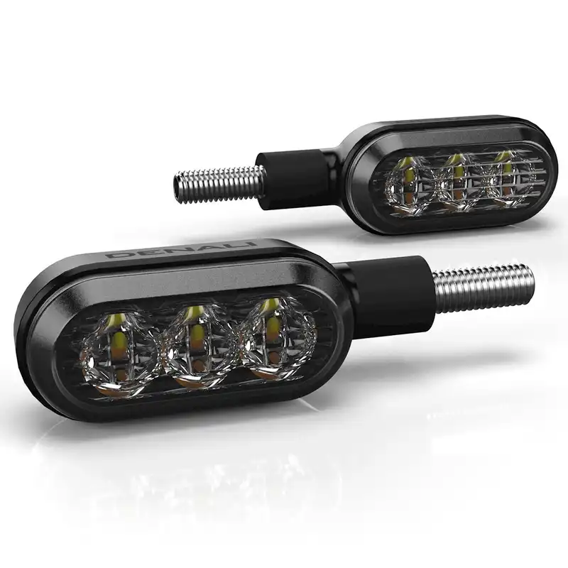 DENALI T3 Front Switchback LED M8 Turn Signals