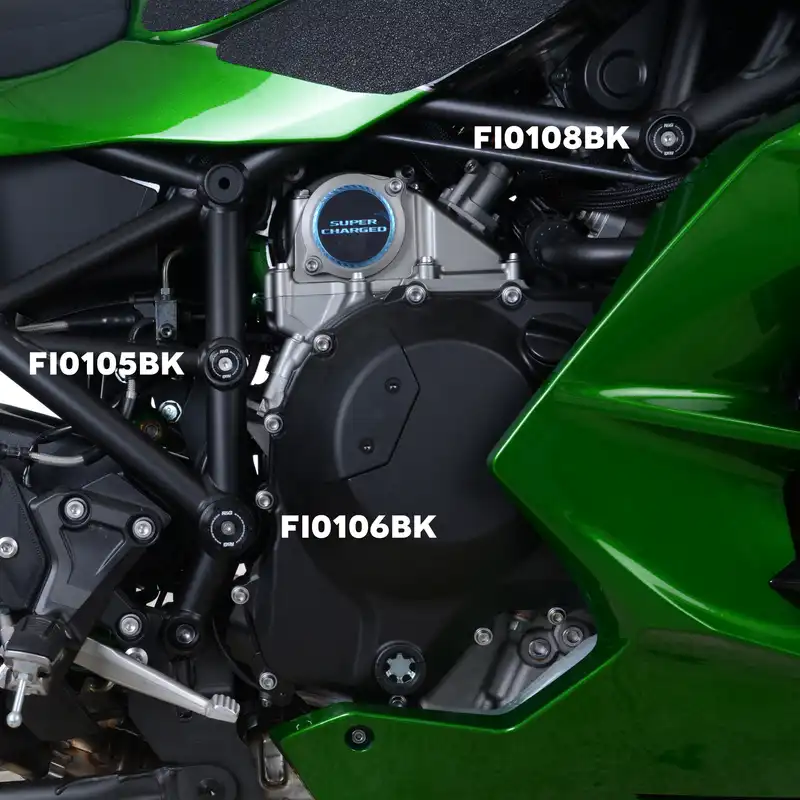 Frame Plug for Kawasaki Ninja H2(R) '15-  & Ninja H2 SX '18- '24 (Middle)