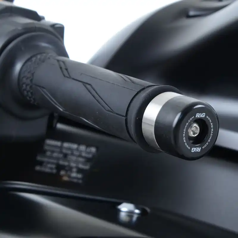 Bar End Sliders for Honda Crossrunner '11-, Triumph Explorer 1200 '12-, Yamaha YZF-R6 '17- and Suzuki V-Strom 250 '17- models