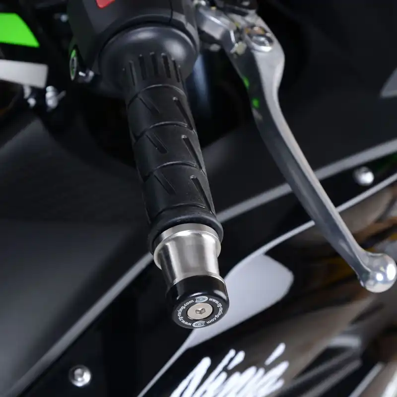 Bar End Sliders for Kawasaki Z250SL, Ninja 250SL '14-, Z650 '17-'19, Ninja 650 '17-'19, Ninja H2 SX '18- '24 and Versys-X 300 models