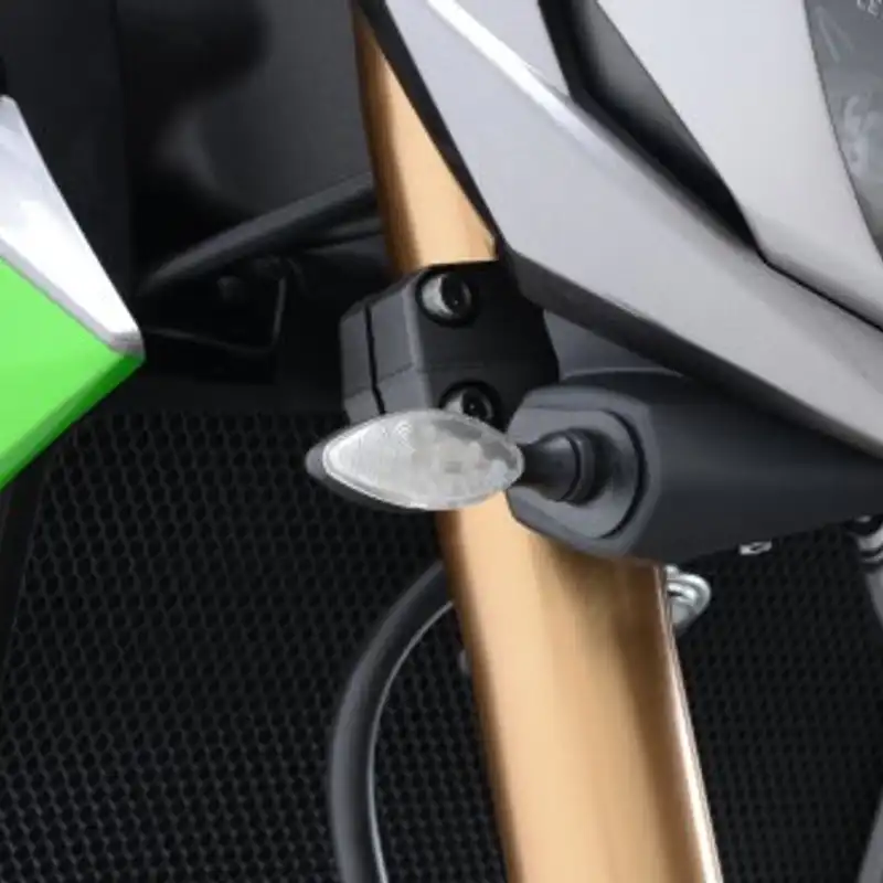 Front Indicator Adapter Kit for the Kawasaki Ninja 250 ('13-'17) Z1000 '14-, Z125, Z650 and Z300 models