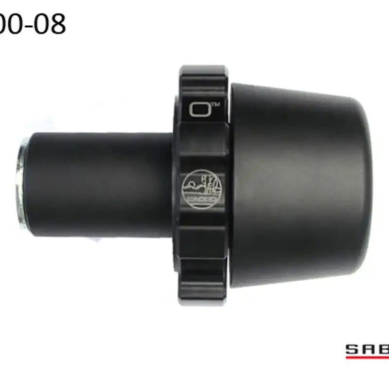 Kaoko Throttle Stabilizer for BMW R1200GS, R1200GS Adventure, R1200ST (fits all models; but designed for 2008 - current models with 80mm central retaining bolt): (with or without OEM Handguards & with Touratech Handguards)