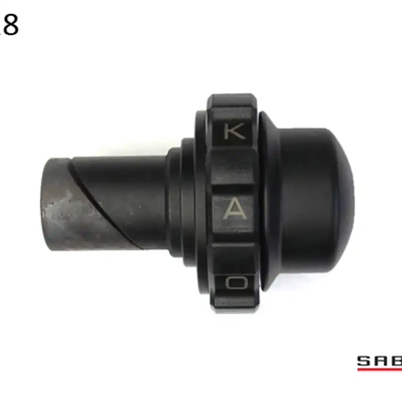 Kaoko Throttle Stabilizer for Honda models with 19mm ID bars and 28mm OD bar weights; incl. CBR1000RR (-2015), CBR600RR(-2008), 599, VFR1200F (2010-), VFR1200FD (2010-), CB600 Hornet (-2008), NM4 (2015-)