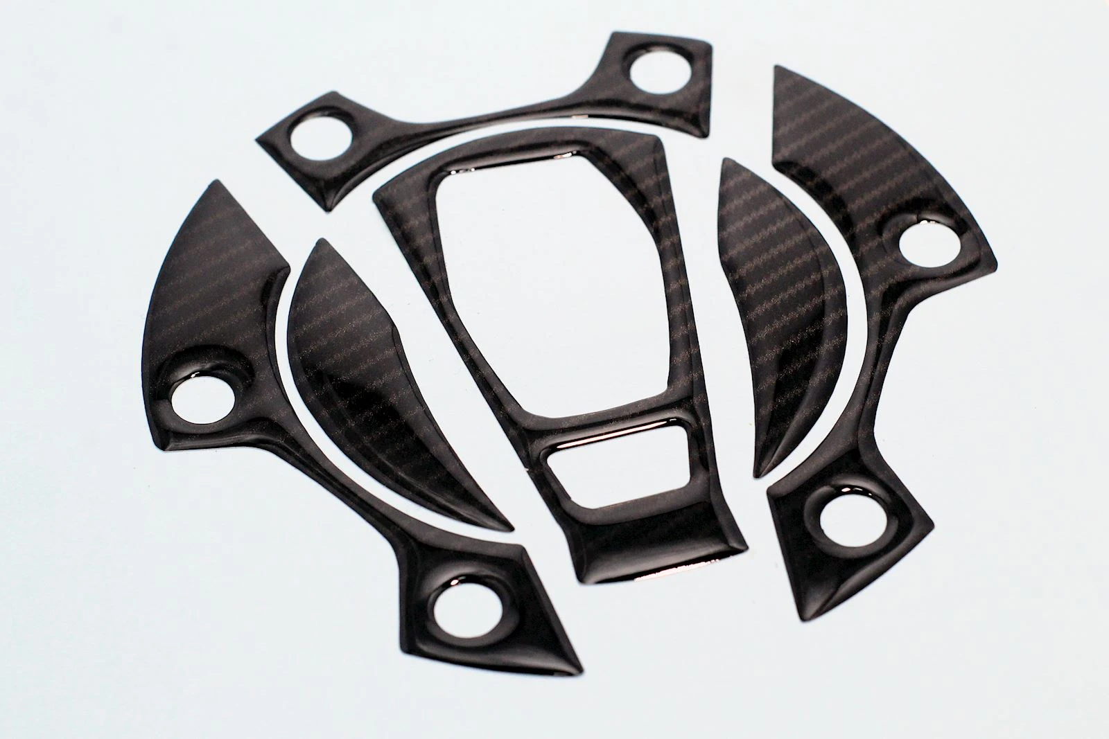 Red Dynamic Carbon Fibre Fuel Cap Protector for BMW R1200GS '13- & Diavel 1260S '19-