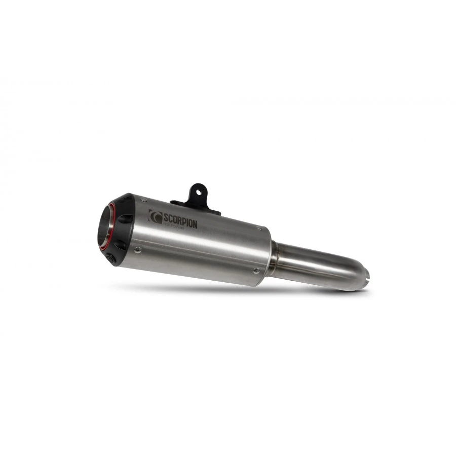 Kawasaki Z125 '18-, Red Power slip-on 