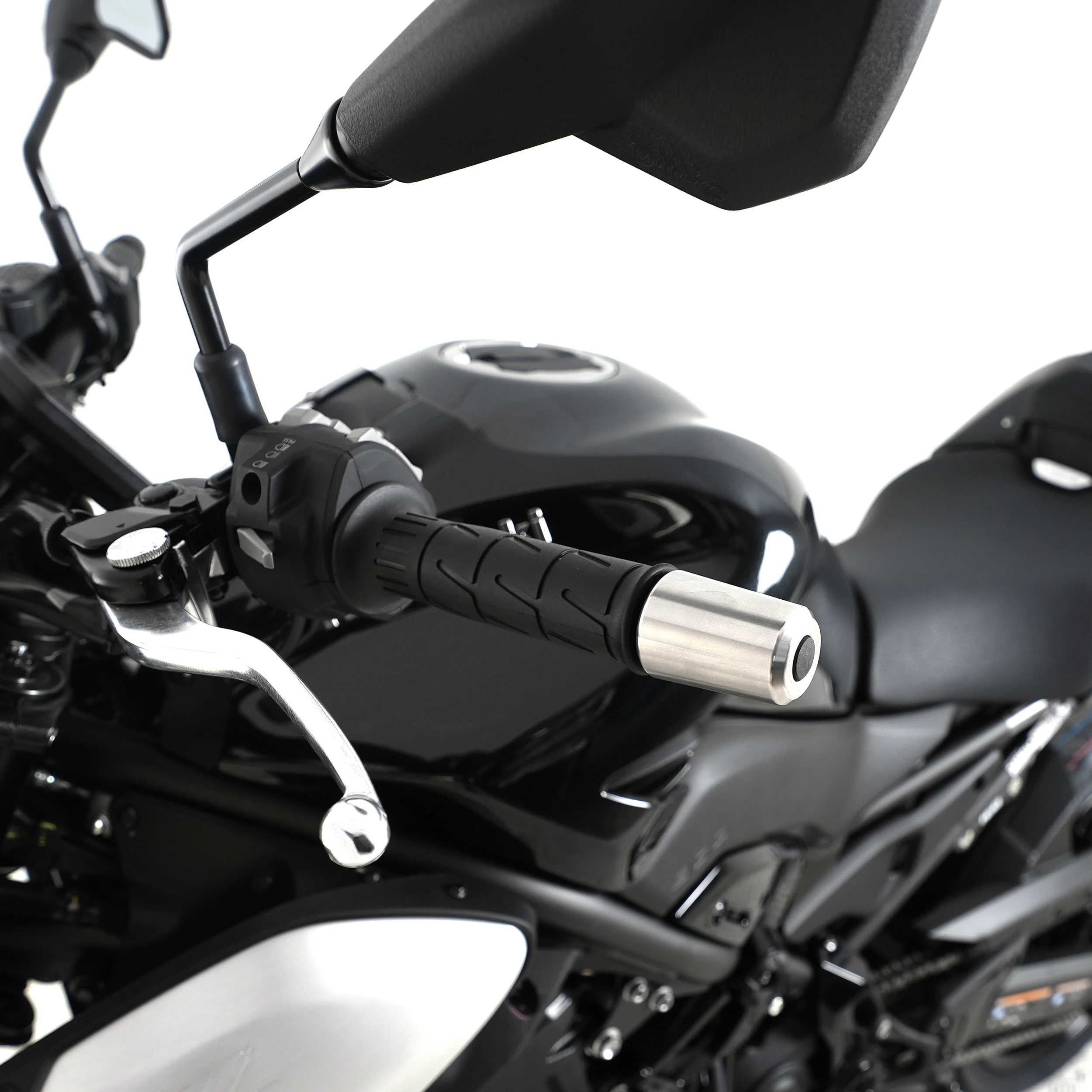R&G Stainless Steel Bar Ends for Kawasaki Z900RS '18- '24, Z900 '17- , ZX636 '19-, Z H2 '20- '24, ZX-25R '20-, Z650RS '21- '24, ZX6-R '19- '24 & ZX-4R(R) (SE) ’23- '24