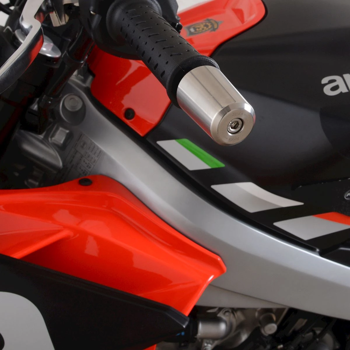 R&G Stainless Steel Bar Ends for the Aprilia Tuono 660 '21-