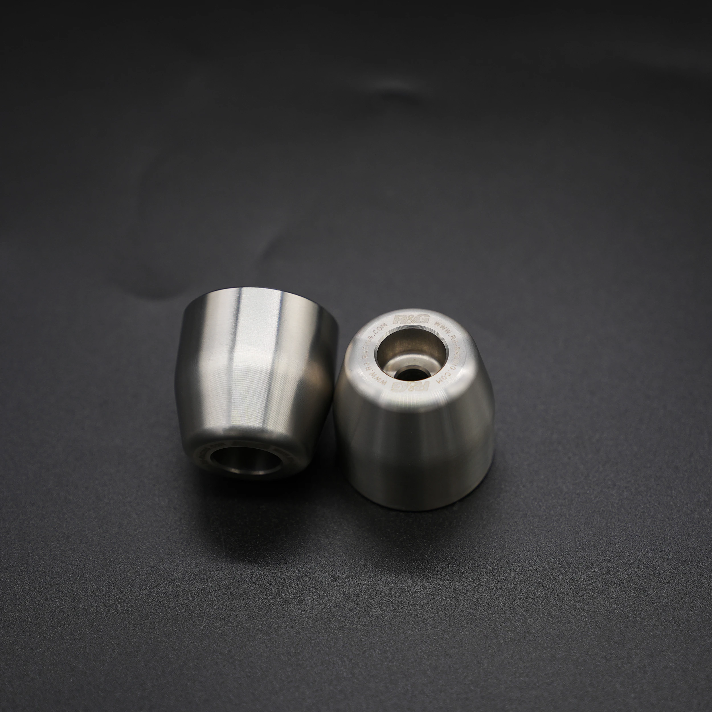 R&G Stainless Steel Bar End for the Aprilia RSVR, RSV Mille, Tuono '02-'10, V4 Tuono 1000/1100 '11- '24, Futura, Mana, Inazuma 250