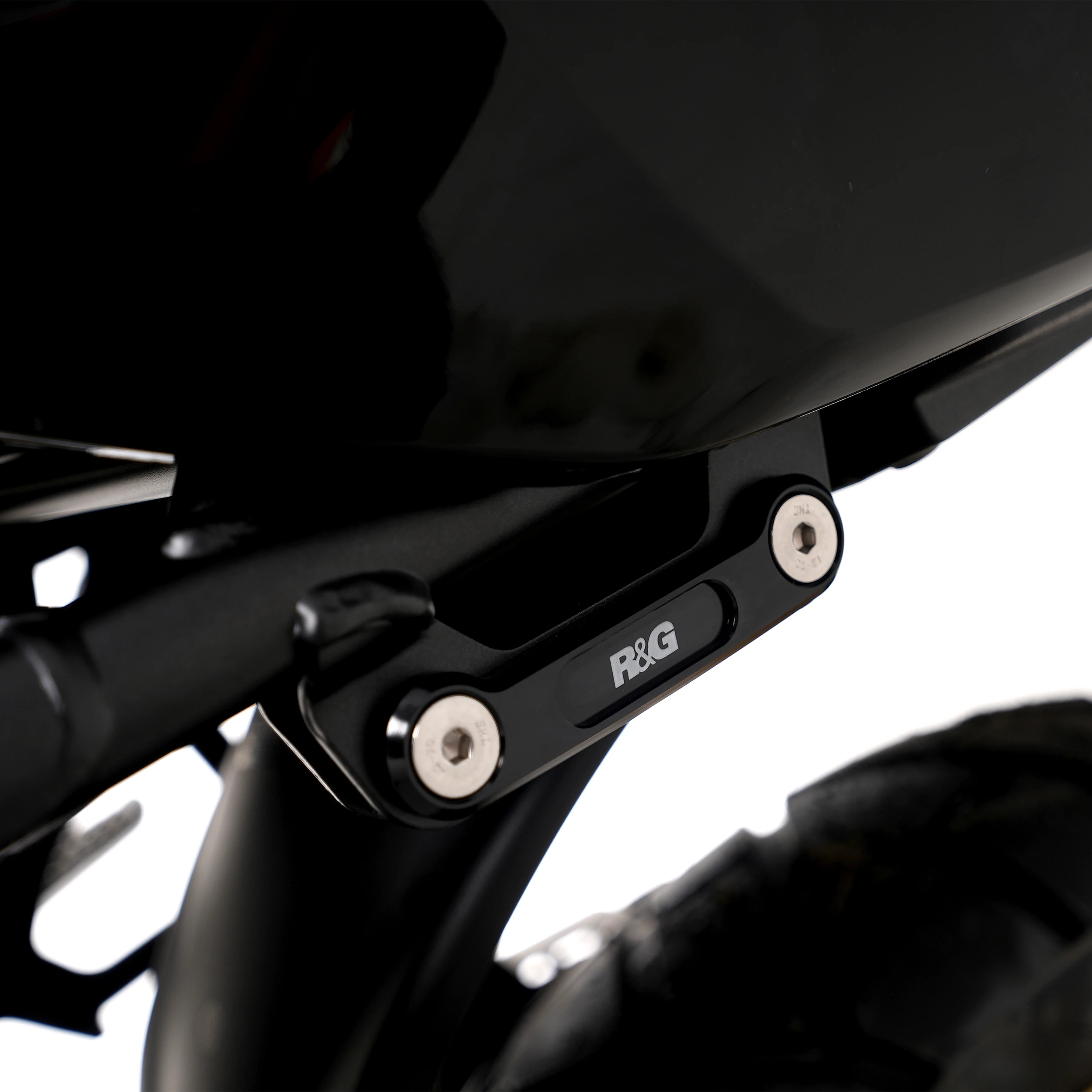 Rear Foot Rest Blanking Plate for Honda CB750 Hornet '23-, CB500F '16-'23, XL750 Transalp '23-, CBR500R '16-  & CB500X '19-23.