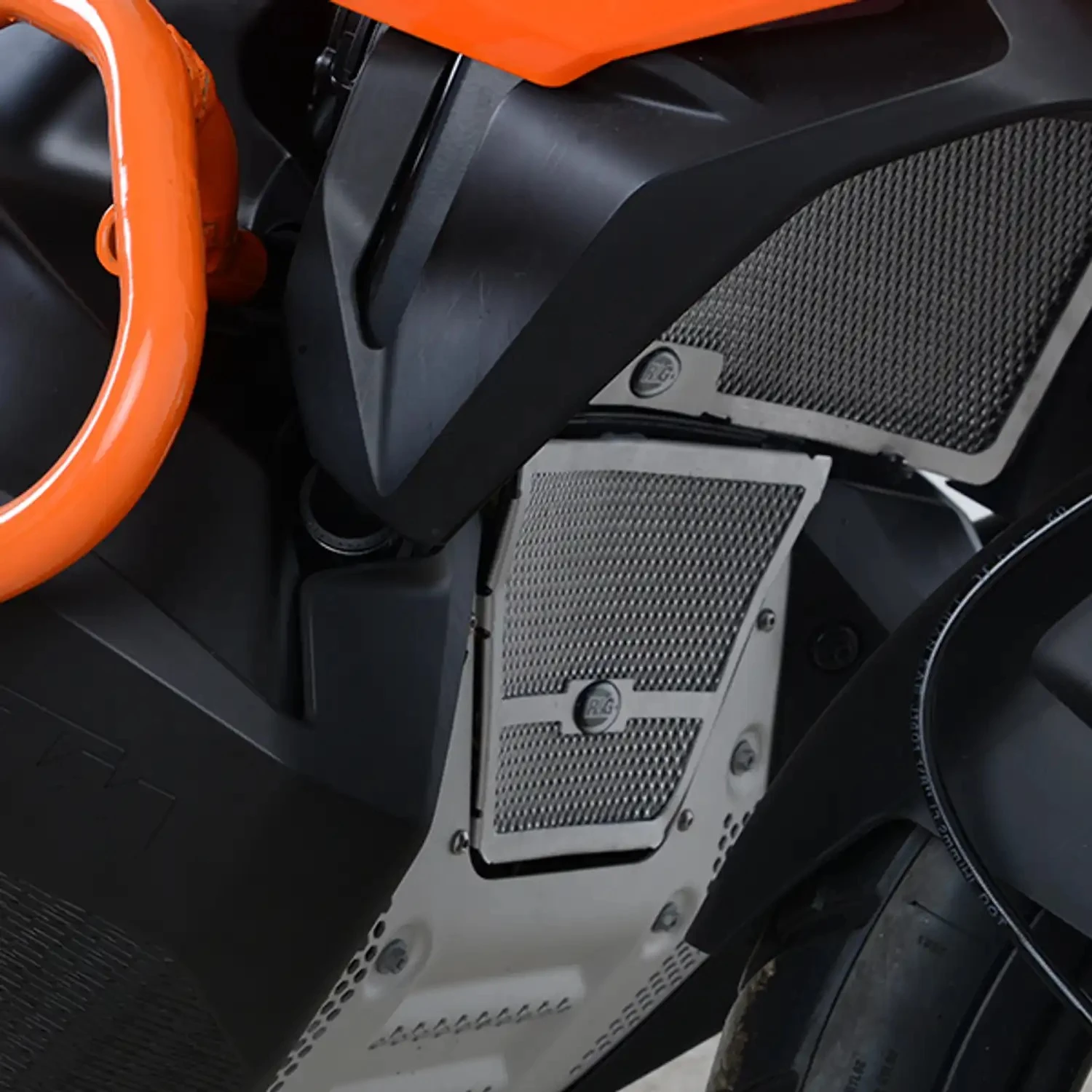 Downpipe Grille for the KTM 790 Adventure '19-'22, KTM 890 Adventure '20-'22 & Husqvarna Norden 901 '22-