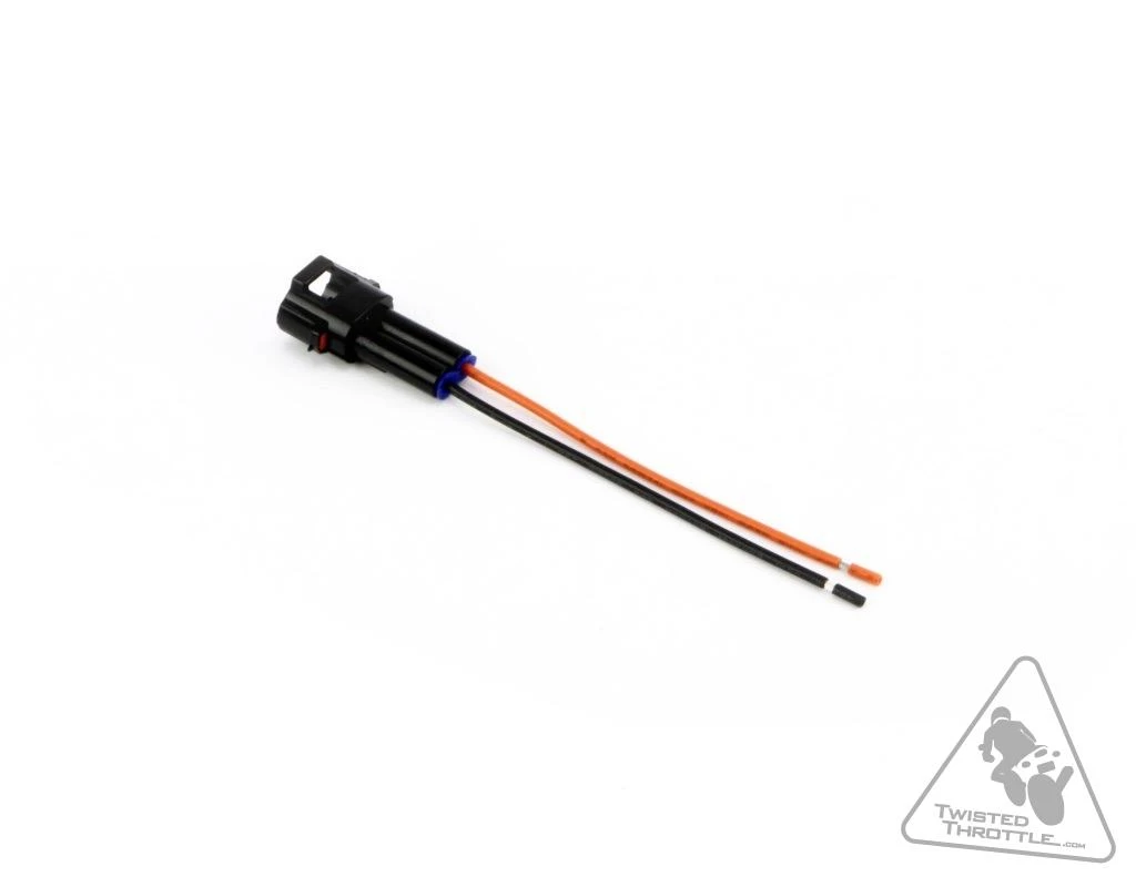 Denali Male Waterproof Connector Pigtail (2 pin) 