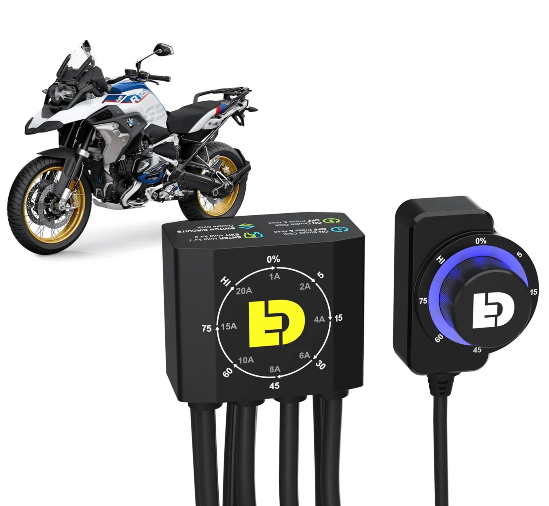 DENALI DialDim™ Lighting Controller for BMW R1250GS (Adventure) '19-