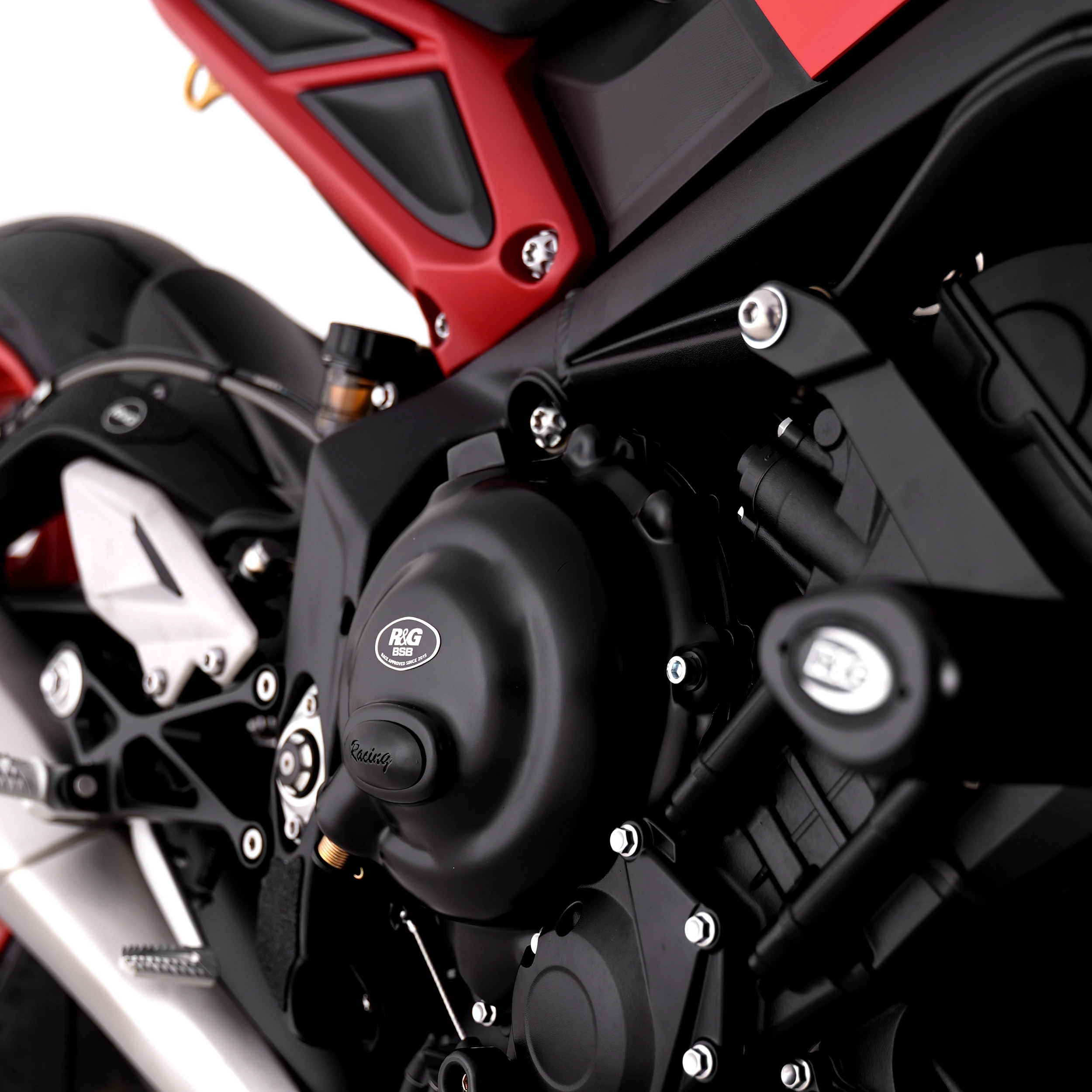 Engine Case Covers - RACE SERIES - for Triumph Street Triple R / RS 765 '17-, Street Triple 765 RX '26-, Street Triple S 765  '17-'20, Tiger Sport 800 ’25-,Daytona 675 (2012 onwards), Daytona 660 '24-, Daytona Moto2™ 765 '20- & Trident 660 '21-  RHS