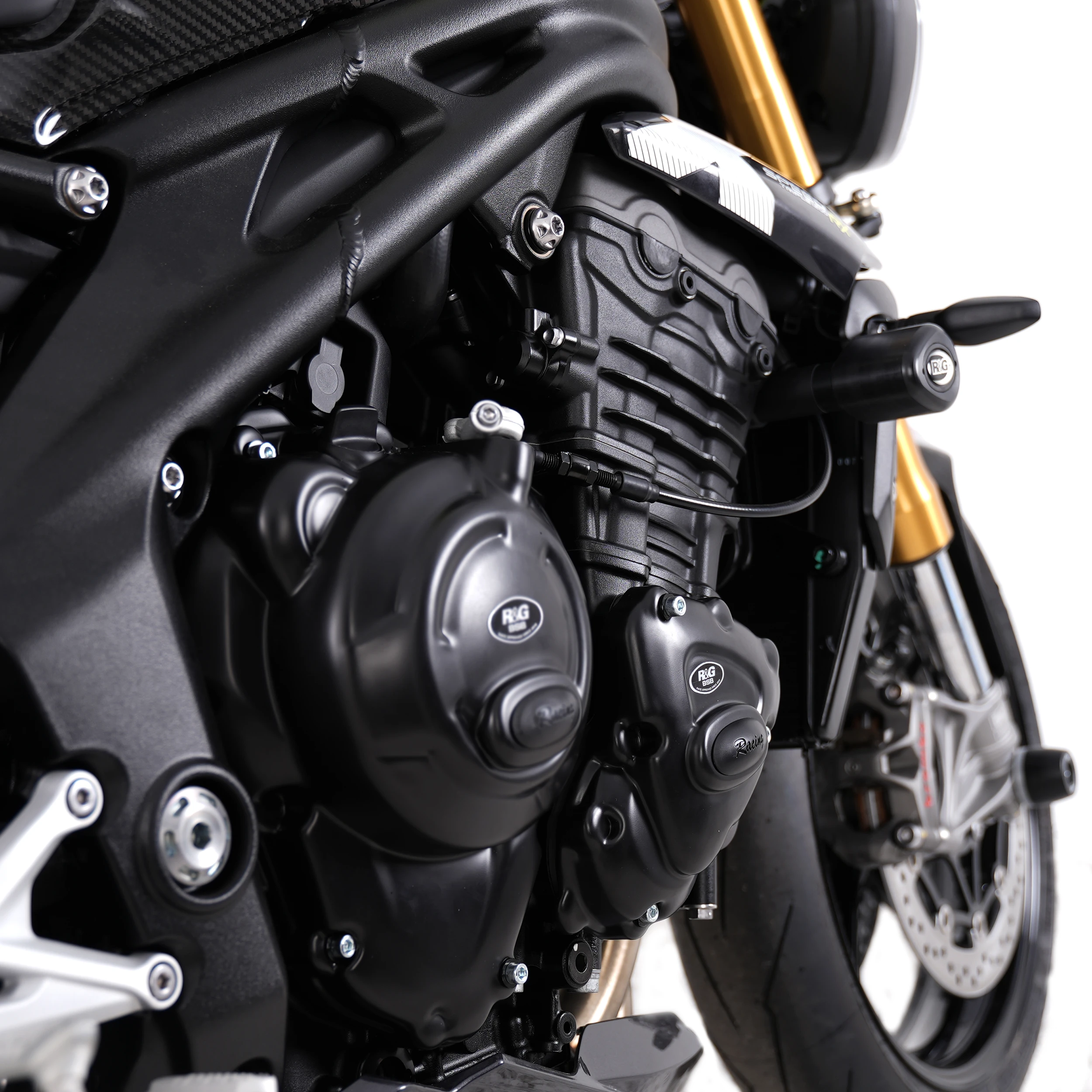 Engine Case Cover for Triumph Speed Triple 1200 RS '21-, Speed Triple 1200 RR '22-, Speed Triple 1200RX '25-, Tiger 1200 GT/ GT Pro/ GT Explorer/ Rally Pro / Rally Explorer '22- (RHS- Front Timing Cover- Road/ Race)