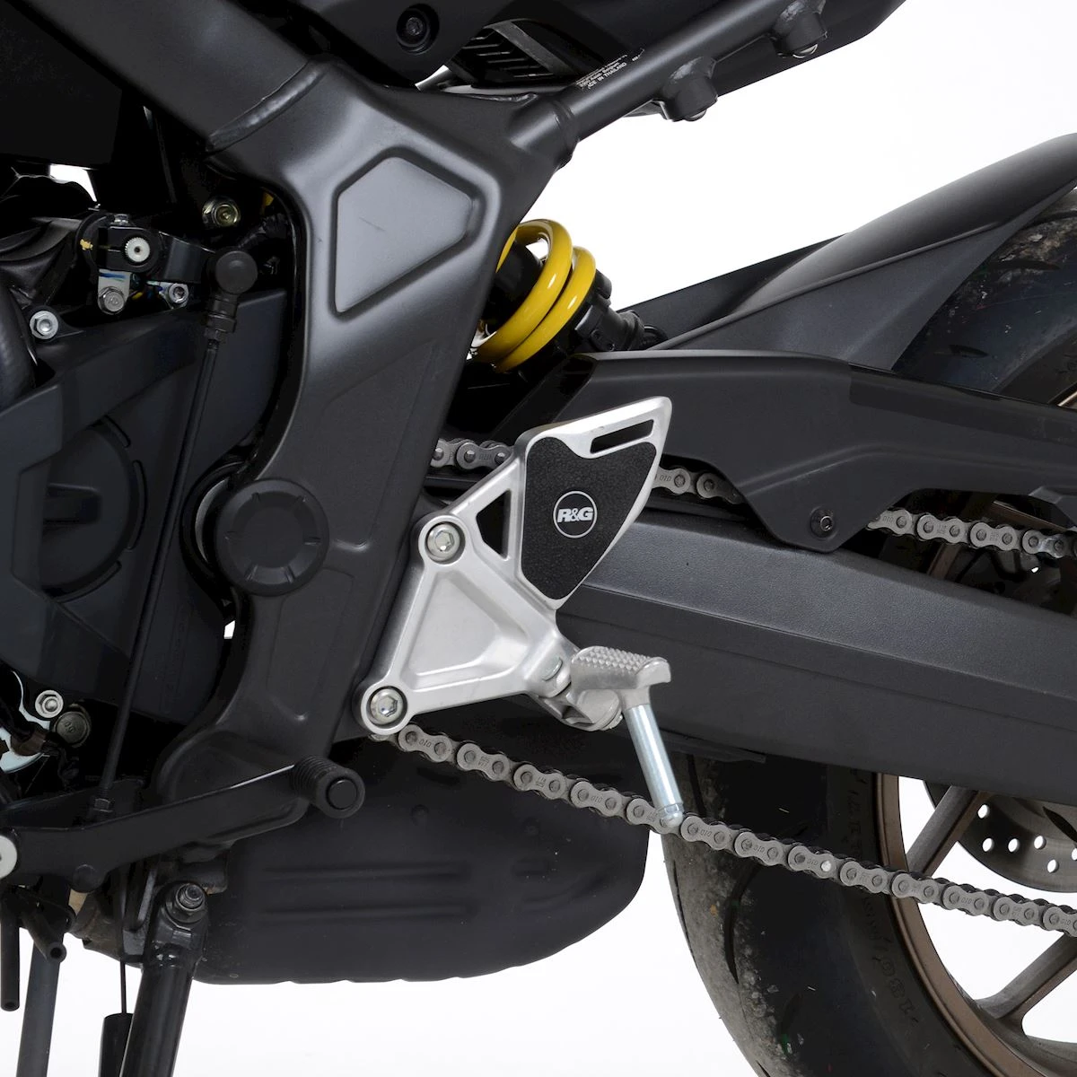 R&G Boot Guard Kit for Honda CBR650R '19-, CB650R '19- (Black 2 grip kit)
