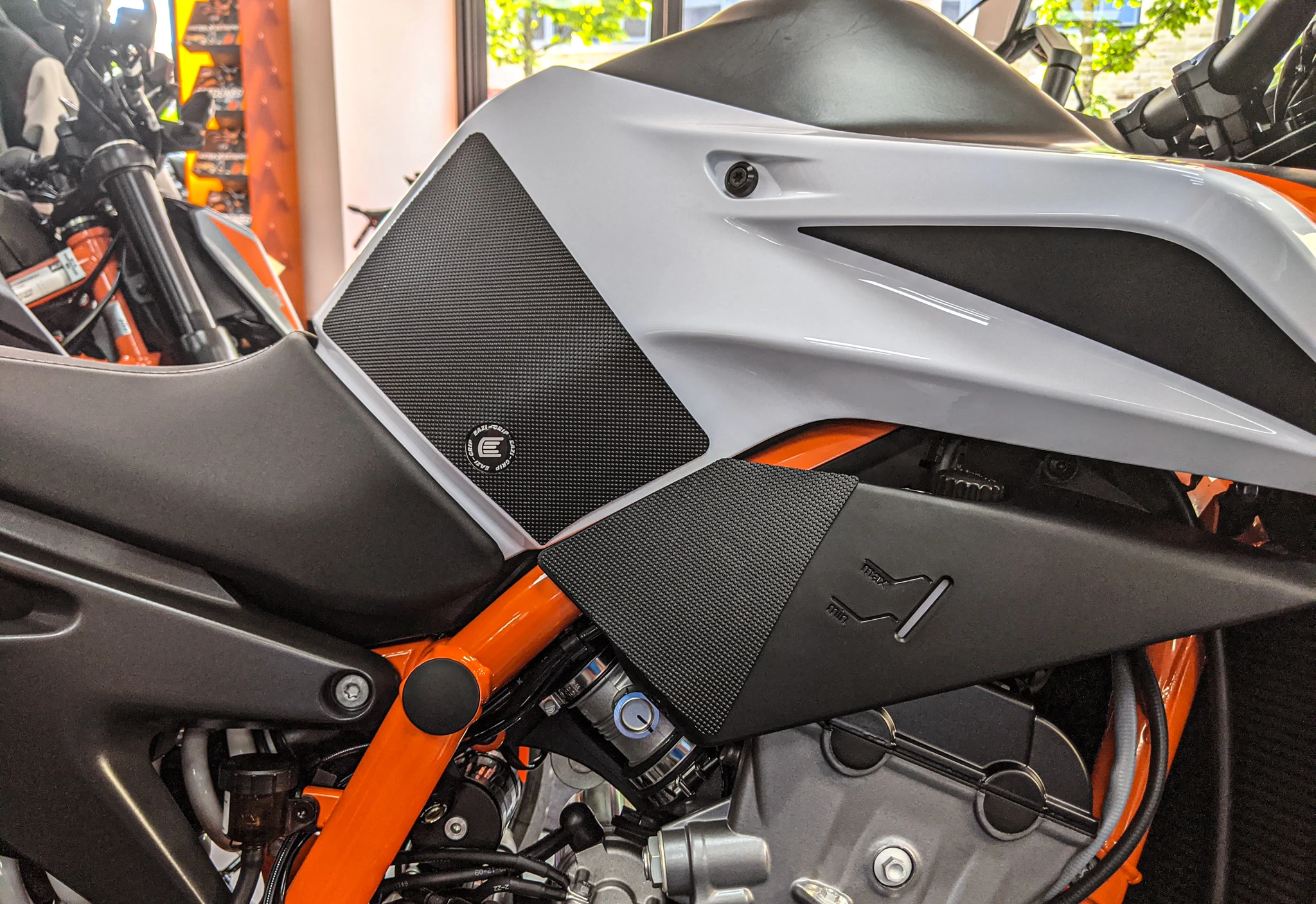 Eazi-Grip KTM 790 DUKE 2018-2024 Black Tank Grips - PRO