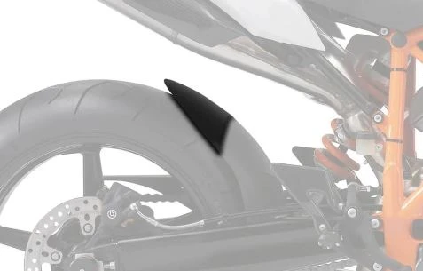 Hugger Extension Matte Black KTM 990 Superduke '07-08, 950 Supermoto (R) '05-08,  990 Supermoto '08-13, 990 Superduke R '04-12