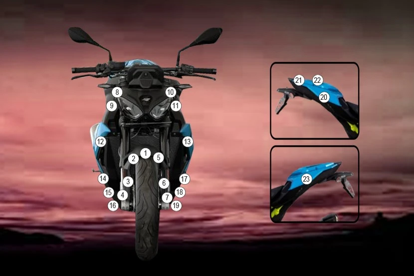 R&G Second Skin for BMW S1000R '25-