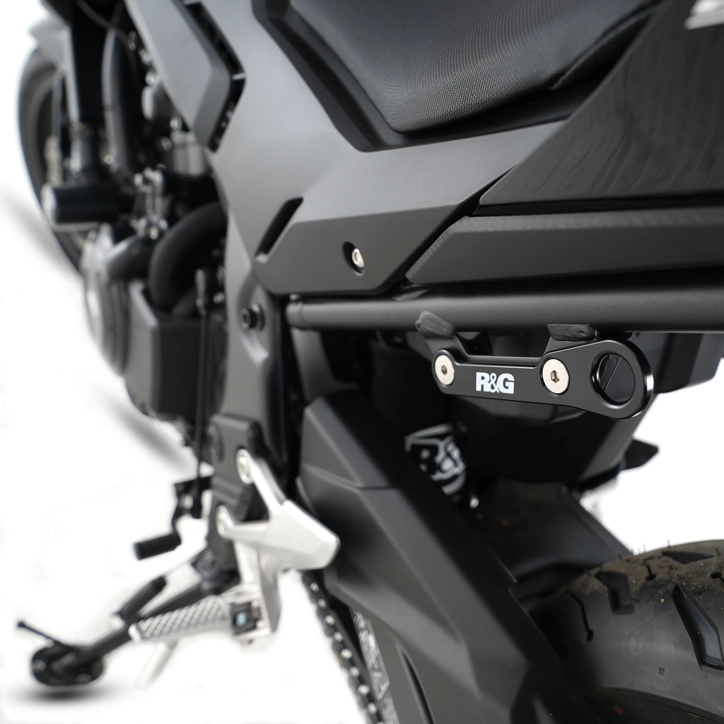 Tie-Down Hook for the Honda CBR500R '16-, CB500F '19- , CB400X '19-, CB500X '19- , NX500 '24- & Yamaha MT-125 '20-, Honda CB500 Hornet '24-