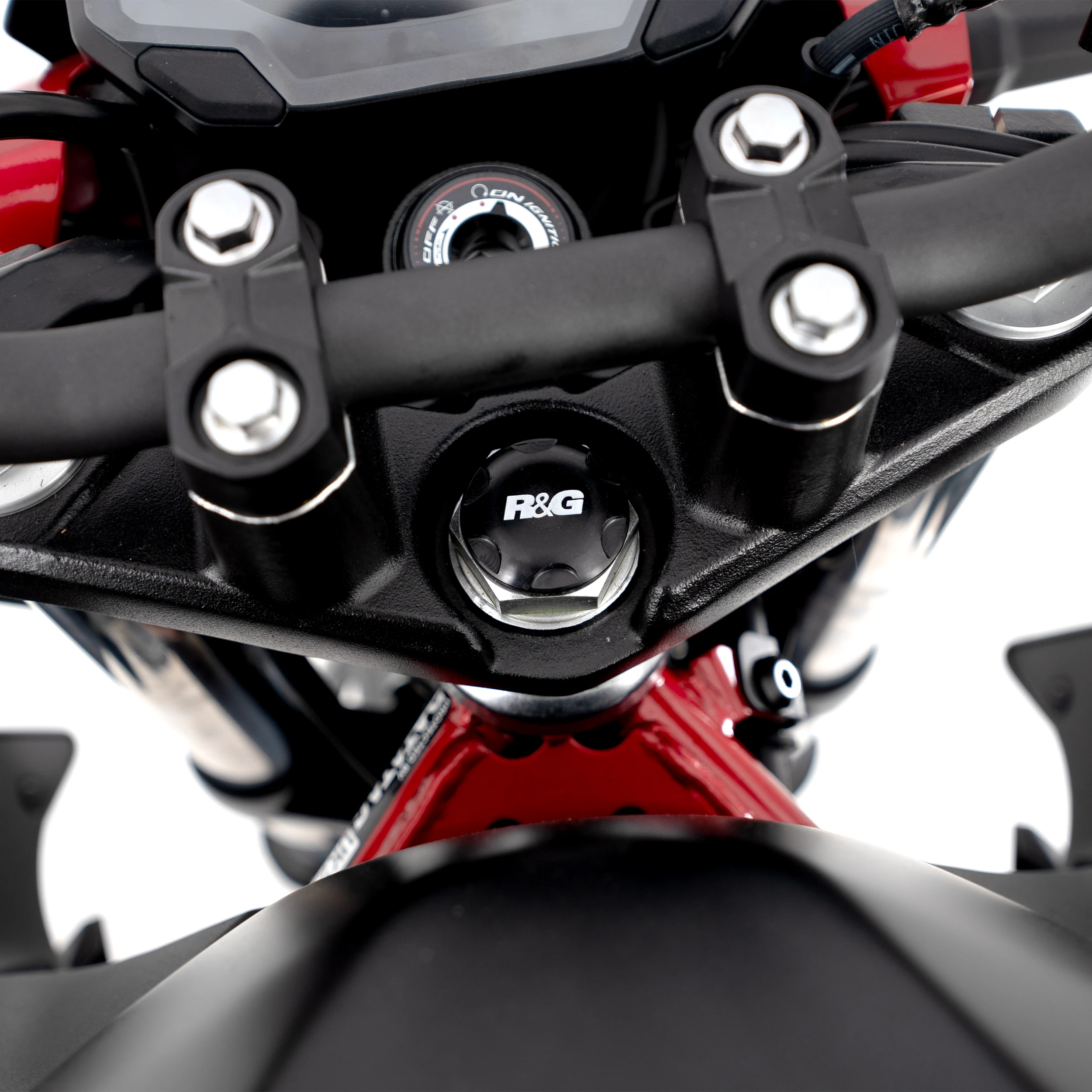 Top Yoke Cap for Kawasaki Ninja 250/400 '18-, Z400/ Z250 '19-, Indian FTR1200S '19- & Honda CRF250 Rally '20- & CRF300L '21- & CRF300 Rally '21- models