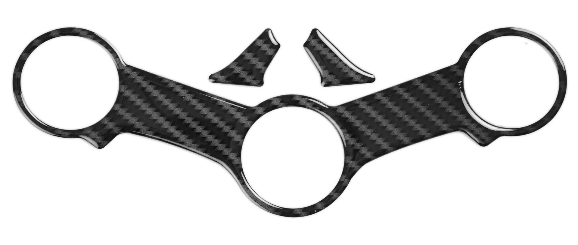Red Dynamic Carbon Fibre Yoke Pad for BMW R1200S Up to '10