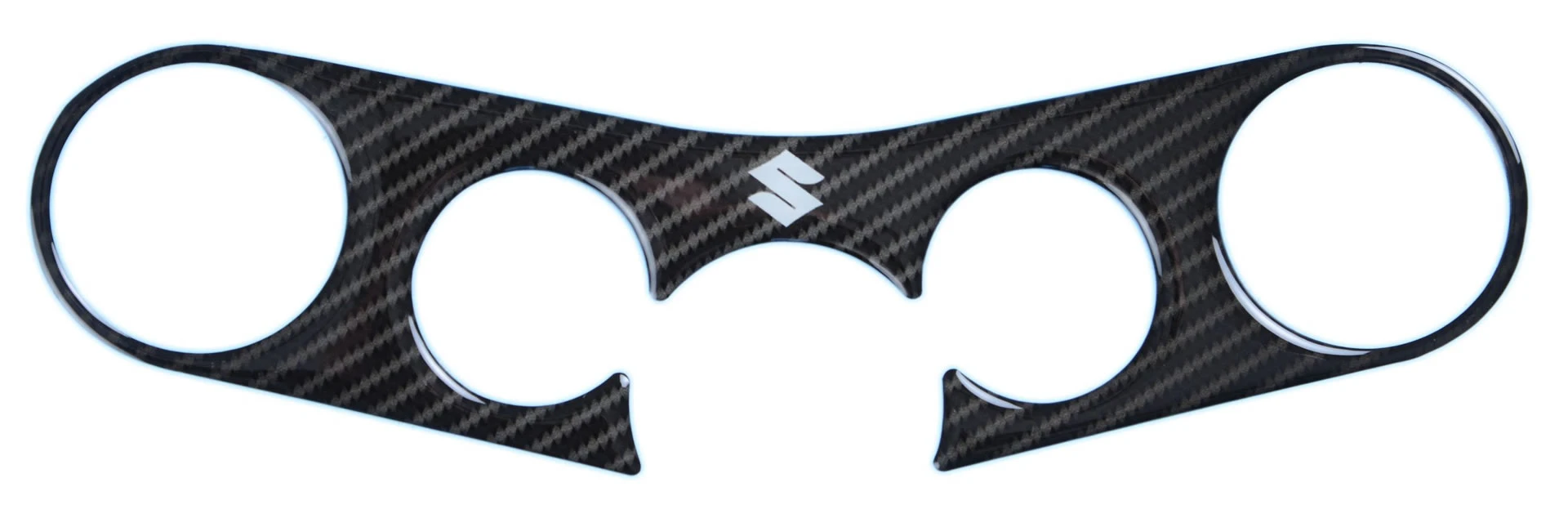 Red Dynamic Carbon Fibre Yoke Pad for the Suzuki GSR750 '11-'16
