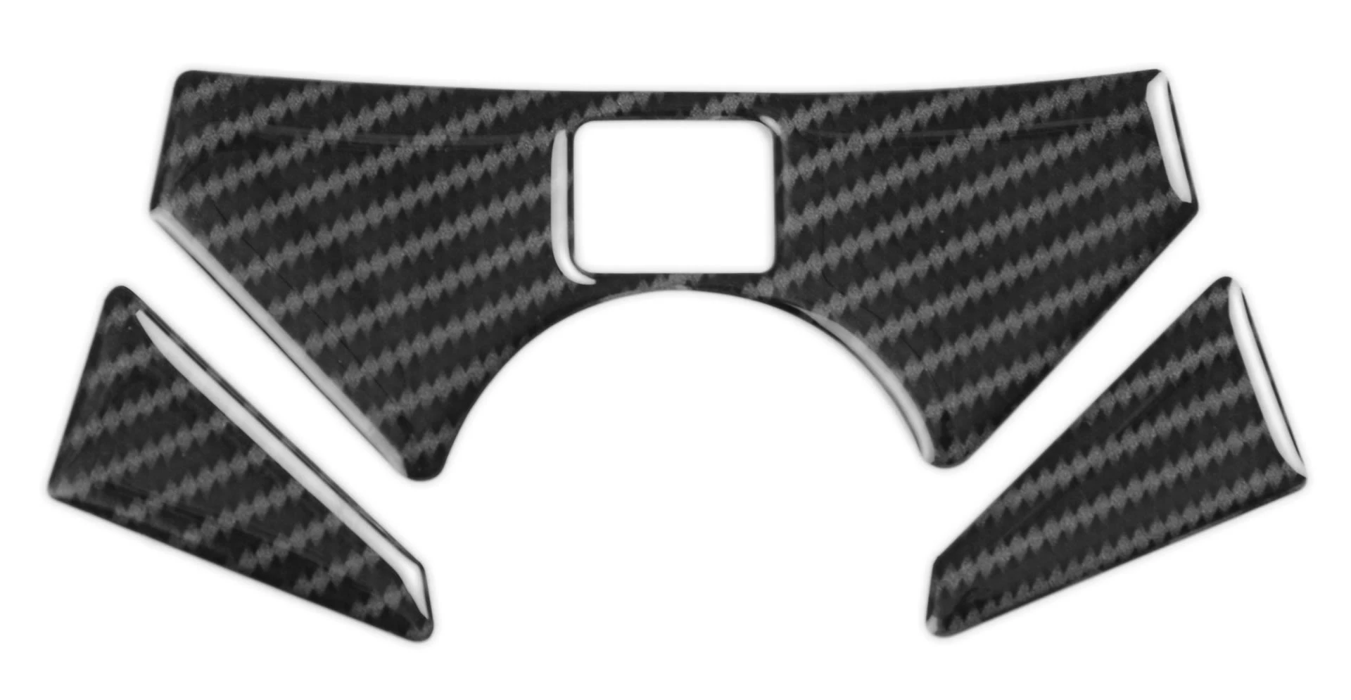 Red Dynamic Carbon Fibre Yoke Pad for Honda CBR250 & 300R '10-'15