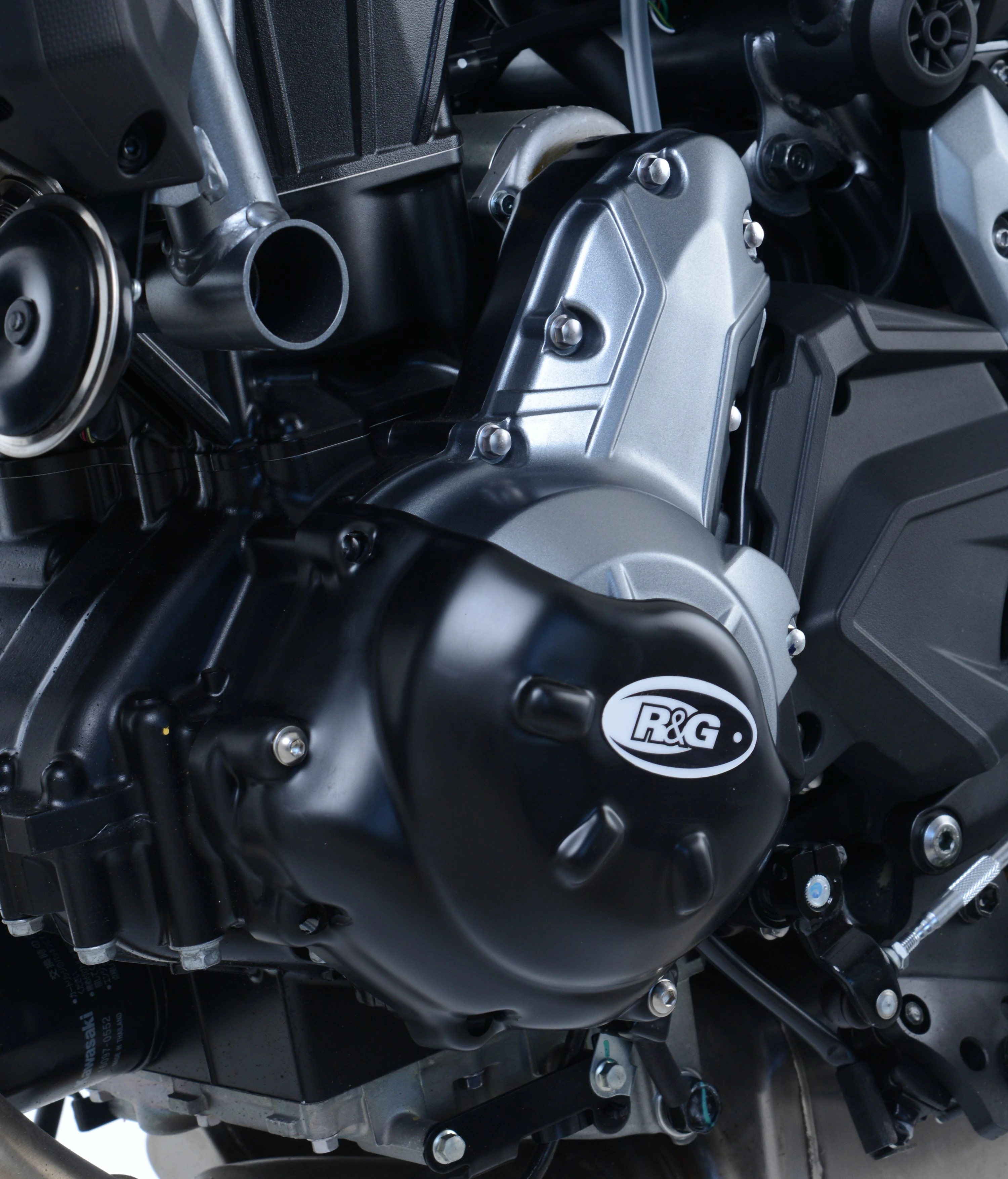 Slash Cut Engine Case Cover for Kawasaki Z650 '17- '24 & Ninja 650 '17- '24 & Z650RS '21- '24 (LHS)