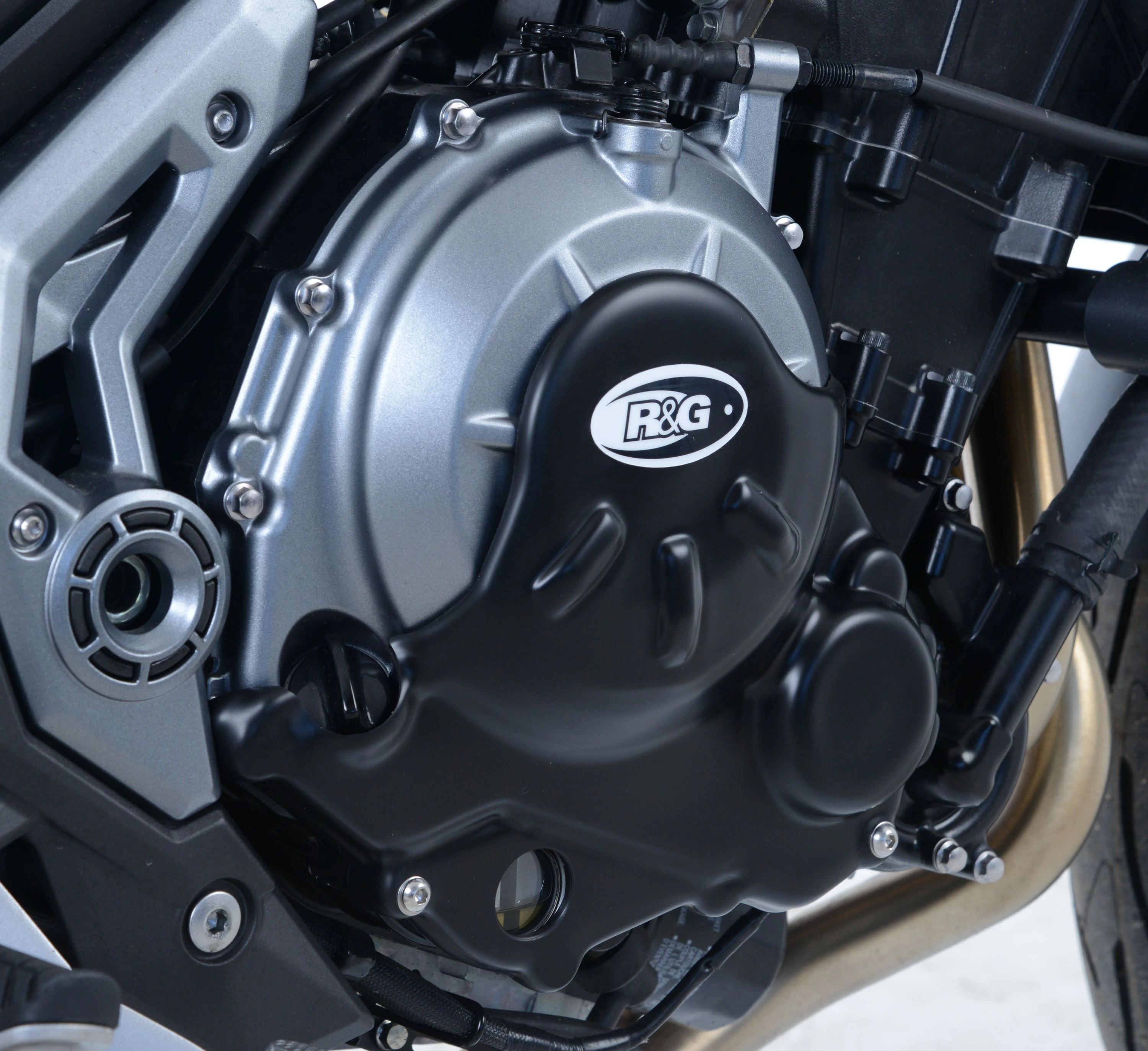 Slash Cut Engine Case Cover for Kawasaki Z650 '17- '24 & Ninja 650 '17- '24 & Z650RS '21- '24 (RHS)