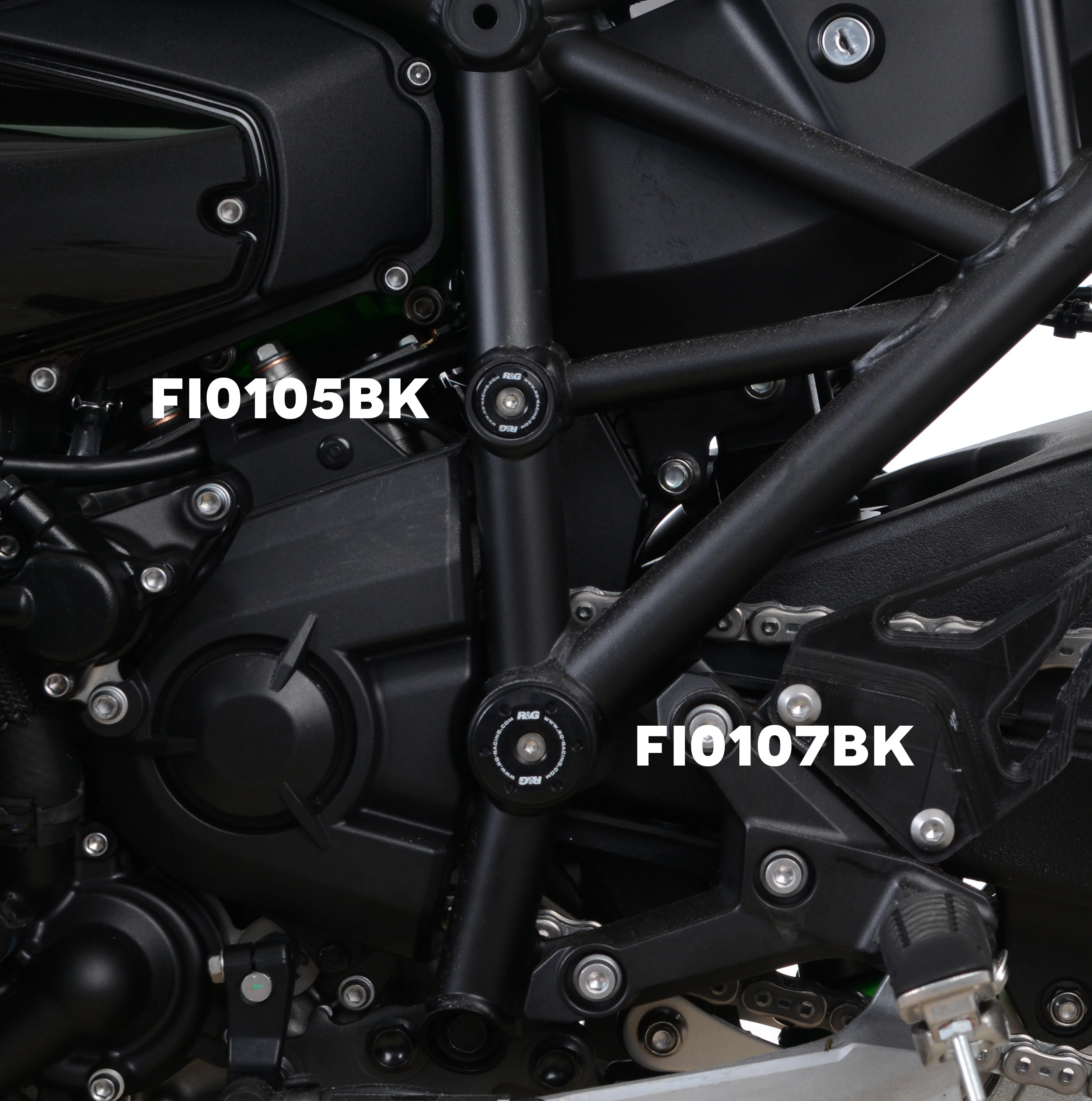Frame Plug for Kawasaki Ninja H2(R) '15-  & Ninja H2 SX '18- (LHS, Lower)