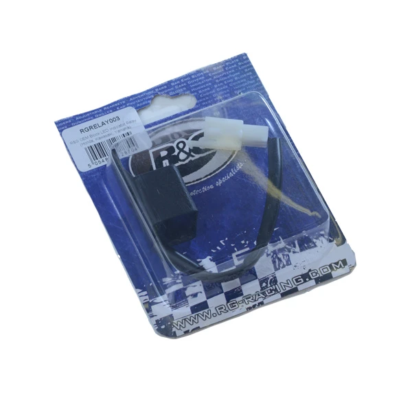 R&G LED Flasher Relay : 2-pin, OEM block for most Honda, Kawasaki & Yamaha