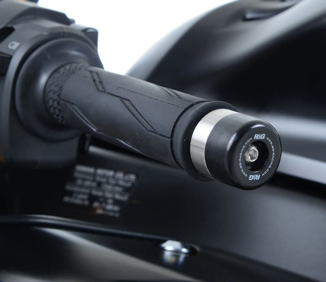Bar End Sliders for Honda Crossrunner '11-, Triumph Explorer 1200 '12-, Yamaha YZF-R6 '17- and Suzuki V-Strom 250 '17- models