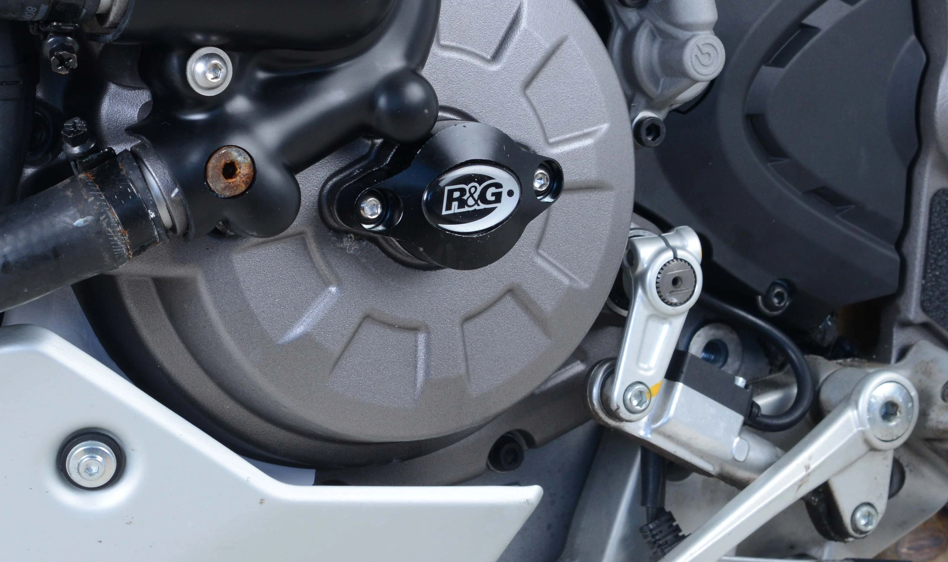 Engine Case Slider for Ducati DesertX '22- '24, Ducati Multistrada V2(S) '22- '24, Ducati Multistrada 1260, 1260S, 1260 D-Air, 1260 Pikes Peak '18-, Hypermotard 950 '19- (SP/RVE '21-), & Monster 950 (+) '21- models.