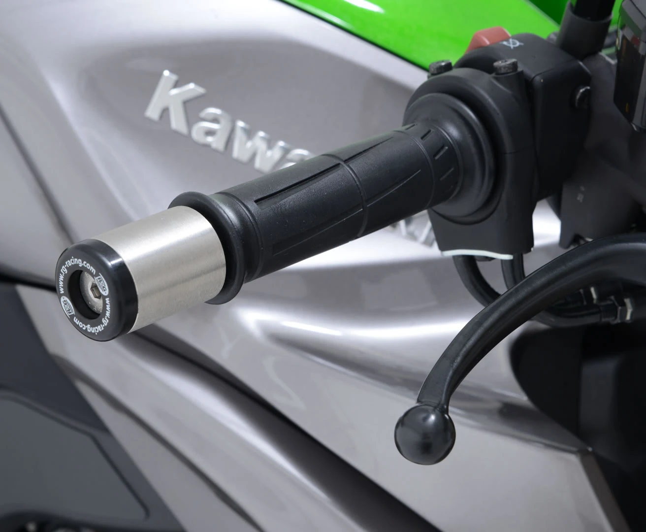 Bar End Sliders for Kawasaki Versys 1000 '12-'18 , Z1000, ZZR1400, GTR1400, Ninja 125 '19-, Ninja 1000SX '20- '24, Ninja 1100SX '25-, Eliminator 500 2024 & Royal Enfield Himalayan '17-