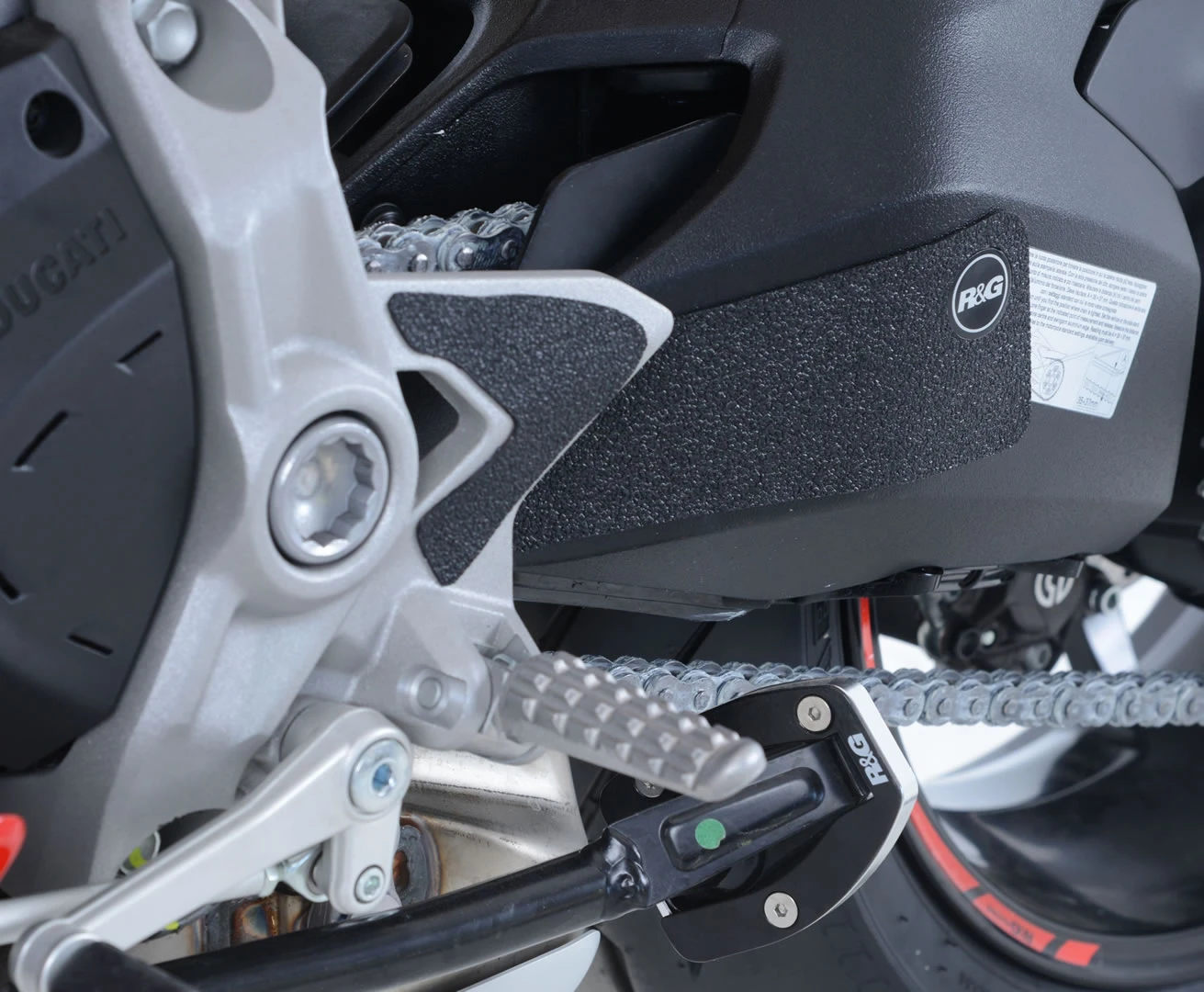 R&G Boot Guard Kit for Ducati Supersport (S) '17-'20 & Supersport 950 S '21- models