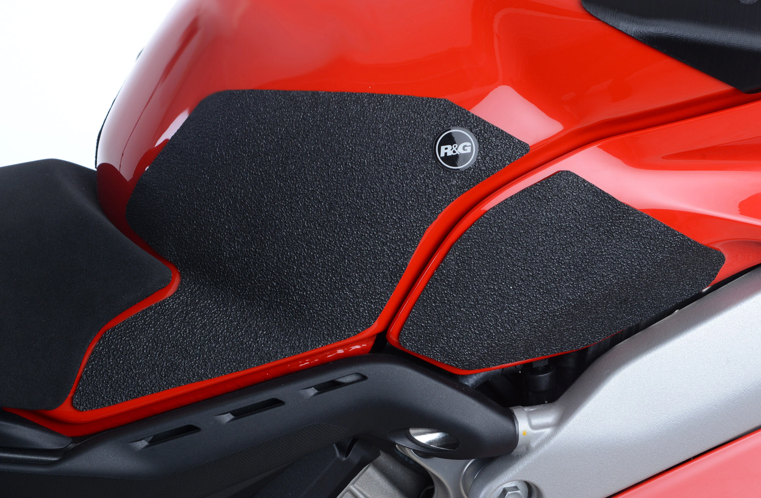 R&G Tank Traction Grips for Ducati Panigale V4, V4S, Speciale '18-'21, V4R '19-'21 & Streetfighter V4 (S) '20-'22 Models