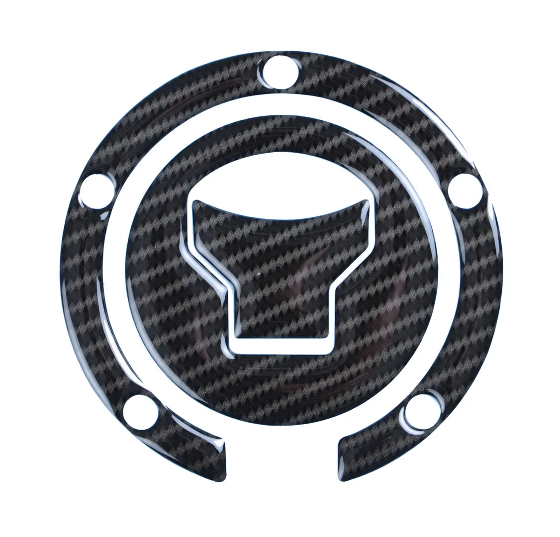 Red Dynamic Carbon Fibre Fuel Cap Protector for Honda models