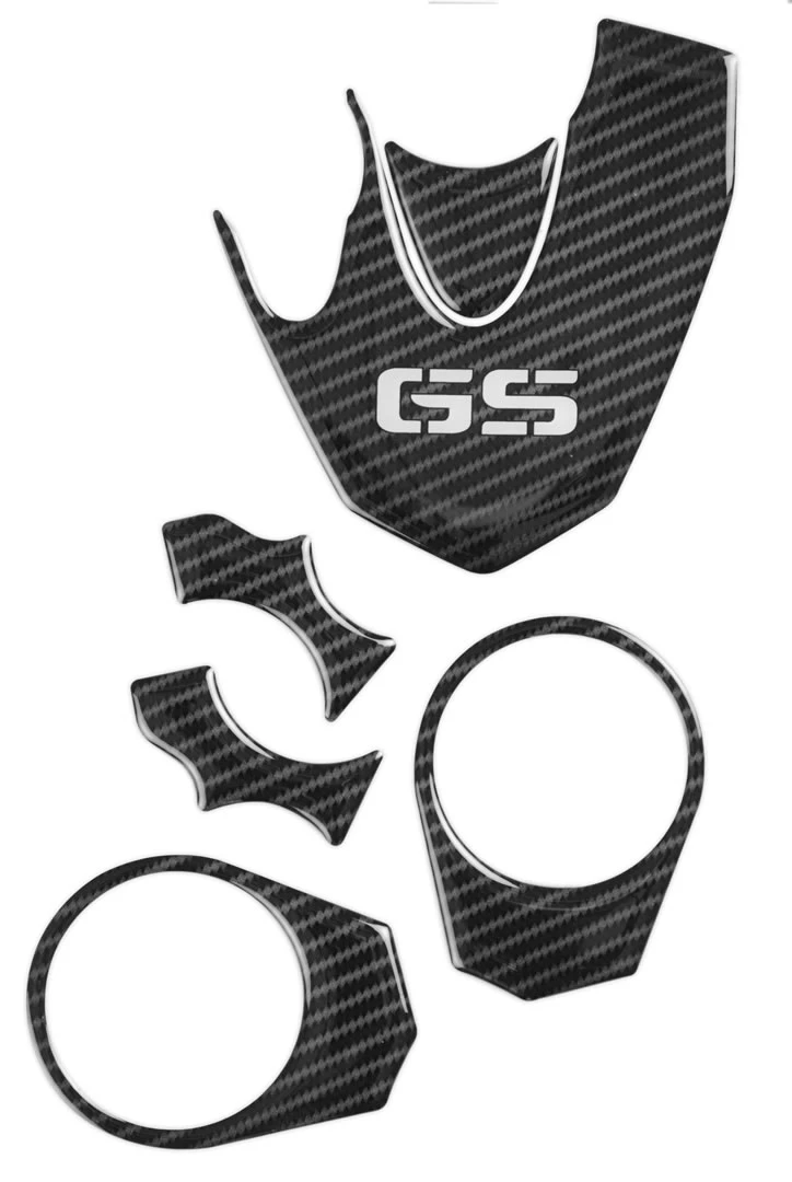 Red Dynamic Carbon Fibre Yoke Pad for BMW F800GS models