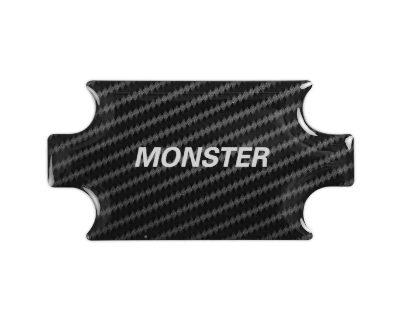 Red Dynamic Carbon Fibre Yoke Pad for Ducati Monster models
